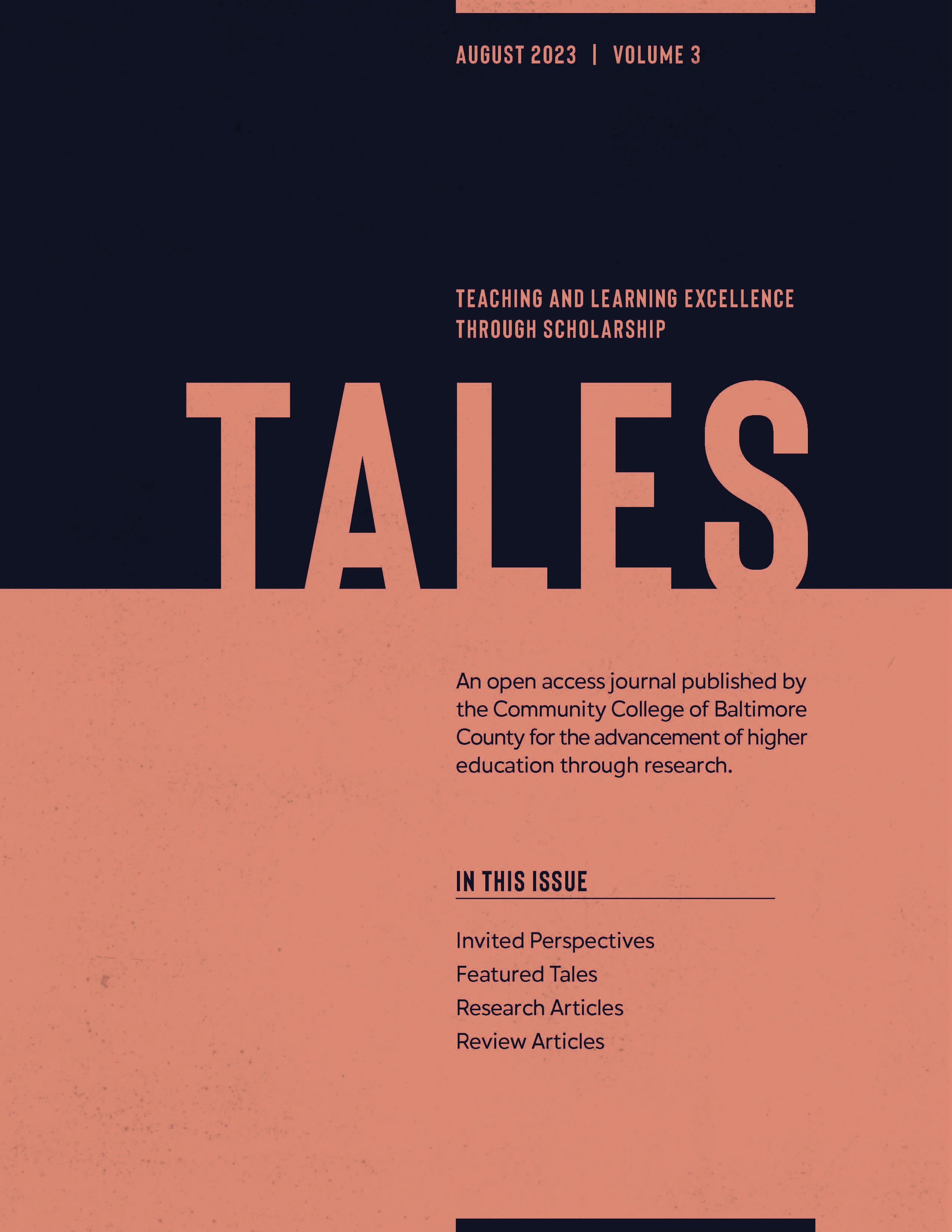TALES 2023 Issue Cover